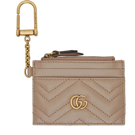gucci black card holder wtih chain dupe
